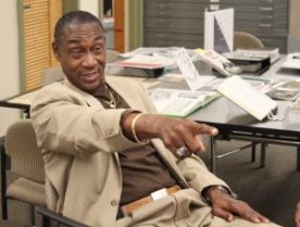 Meet Mr. Ray Bellamy who visited the University Archives on September 28, 2016 (Photo by Cory Czajkowski, Special Collections) 