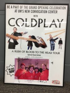 The concert poster