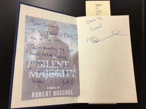 The author's autograph and message to the Otto G. Richter Library