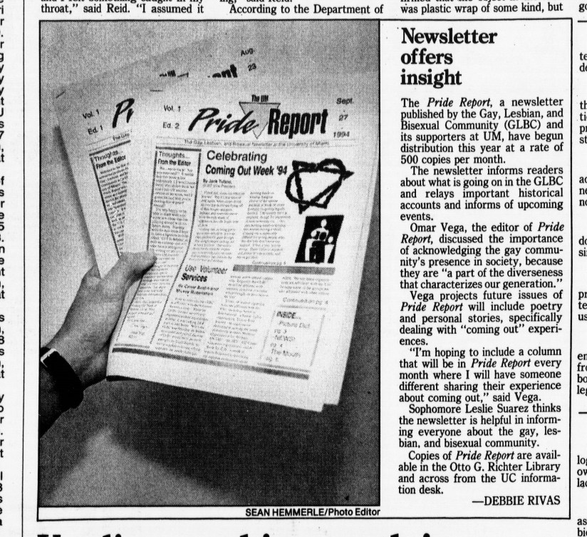 Pride Report_TMH_10-7-94